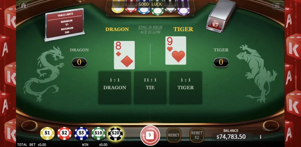 Dragon Tiger Game